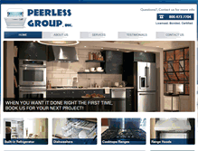 Tablet Screenshot of peerlessgroupca.com